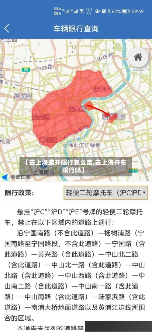 【去上海避开限行怎么走,去上海开车限行吗】