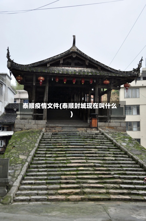 泰顺疫情文件(泰顺封城现在叫什么)