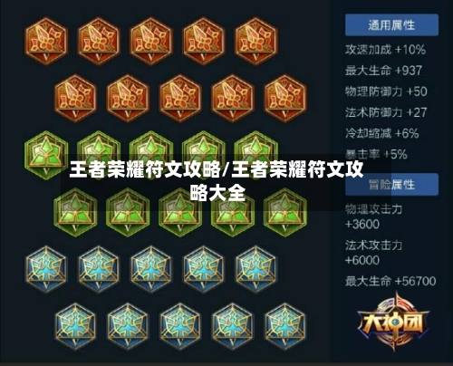 王者荣耀符文攻略/王者荣耀符文攻略大全