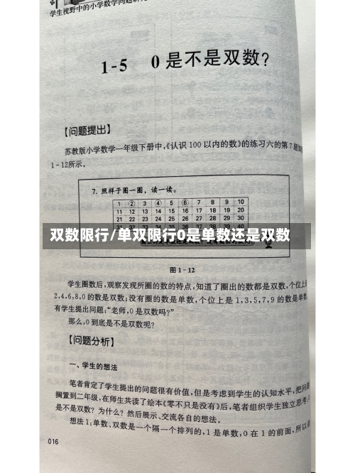 双数限行/单双限行0是单数还是双数-第2张图片