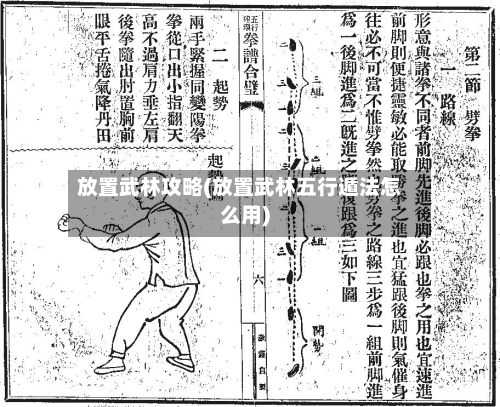 放置武林攻略(放置武林五行遁法怎么用)