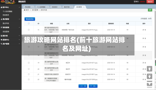 旅游攻略网站排名(前十旅游网站排名及网址)