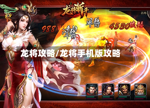 龙将攻略/龙将手机版攻略