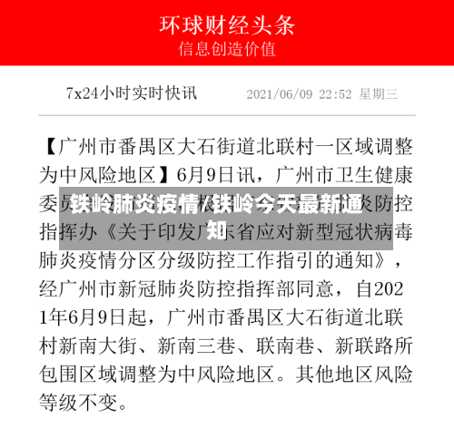 铁岭肺炎疫情/铁岭今天最新通知-第2张图片